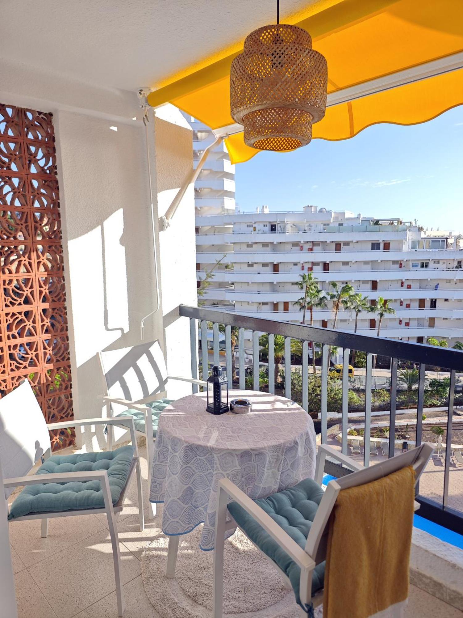 Blanco&Azul - Comfortable Ocean View Apartment Next To The Beach Playa de las Americas  Zewnętrze zdjęcie